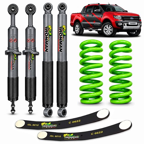 Kit Suspensão IronMan NitroGás para Ford Ranger 2013 a 2019
