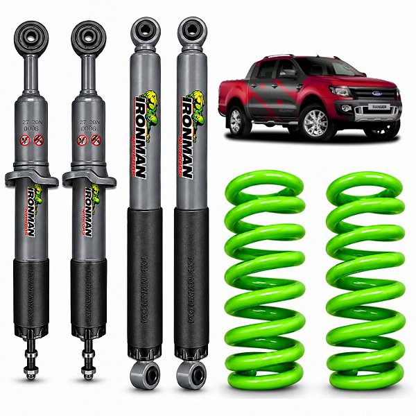Kit Suspensão IronMan Nitrogas Ford Ranger 2013/2019