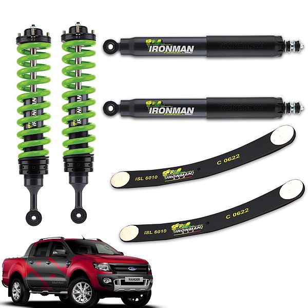 Kit Suspensão IronMan Foam Cell para Ford Ranger 2013 a 2019