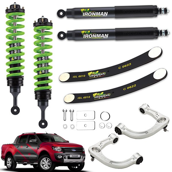 Kit Suspensão IronMan Foam Cell Full para Ford Ranger 2013 a 2019