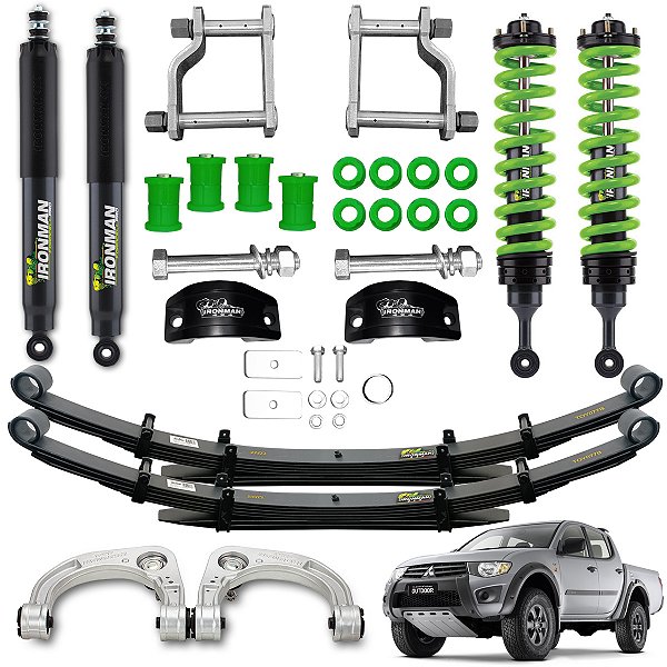 Kit Suspensão IronMan Foam Cell Full para Mitsubishi L200 Triton 2009 a 2024