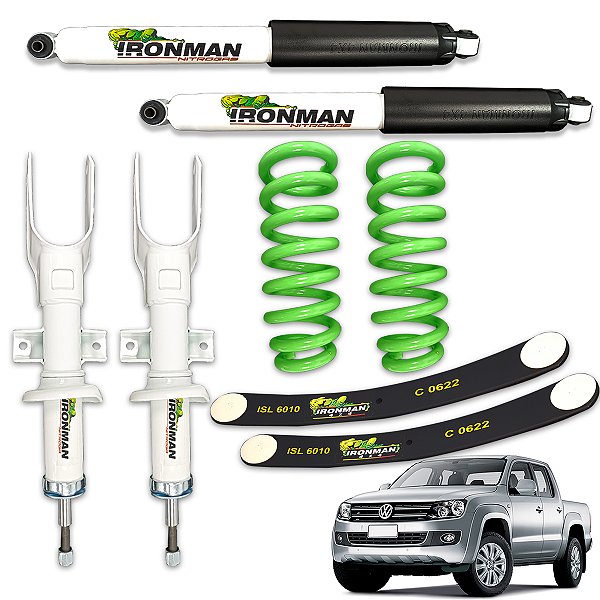 Kit Suspensão IronMan NitroGás para Volkswagen Amarok 2011 a 2024