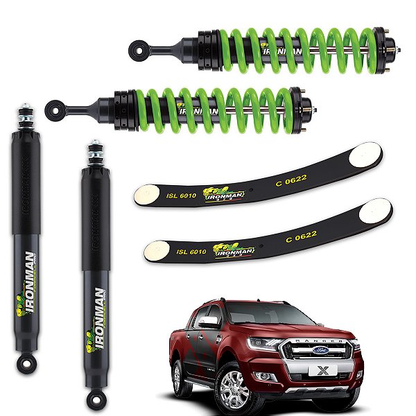 Kit Suspensão IronMan Foam Cell para Ford Ranger 2020 a 2023