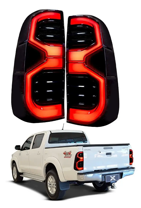 Lanterna Traseira Hilux SRX 2005/2015 Fumê