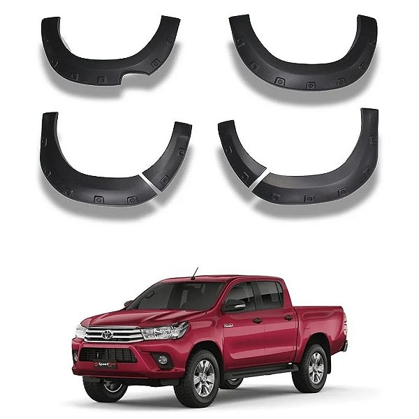 Alargadores de Para-Lamas Toyota Hilux 2016 A 2023