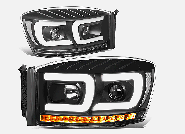 Farol Dianteiro Ram Oled Duplo 2006 a 2009 Fumê