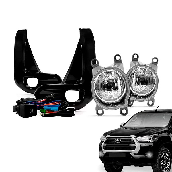 Farol de milha para Hilux 2021 a 2023 full led