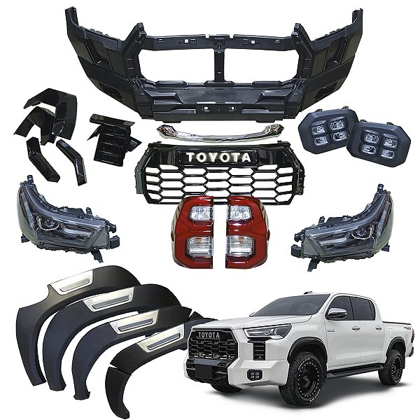 Kit Transformação Toyota Hilux 2016 a 2023 Para Tundra