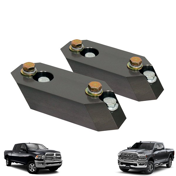 Relocamento barra estabilizadora dianteira Carli Dodge RAM 2500 e 3500 2014 a 2024