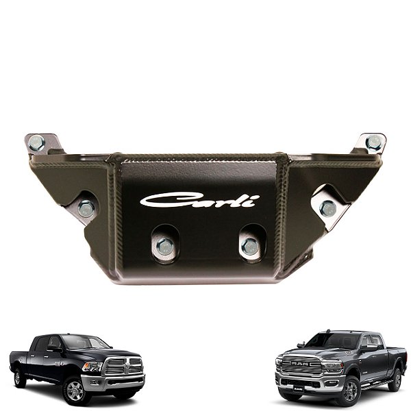 Protetor do diferencial dianteiro Carli para Dodge RAM 2500 e 3500 de 2013 a 2024