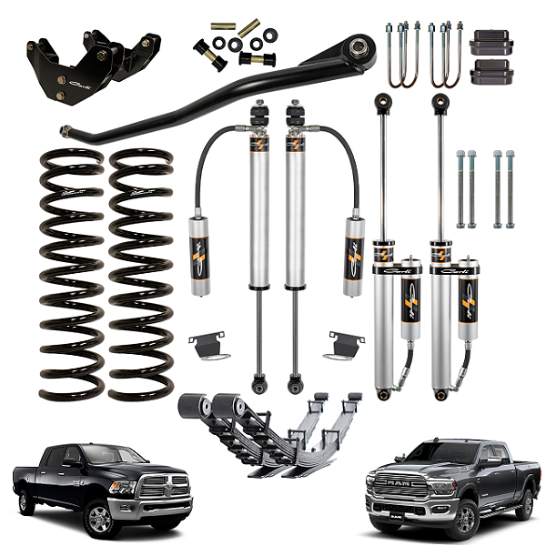 Kit de Suspensão Carli Backcountry 3,25" para Dodge RAM 3500 de 2013 a 2024