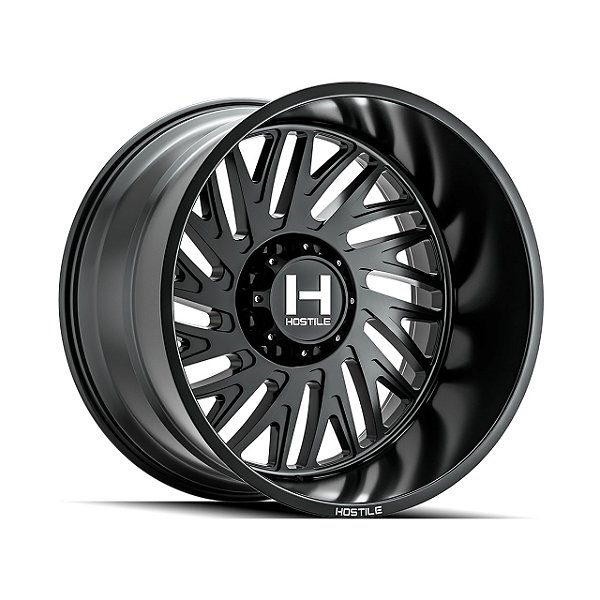 Jogo de Rodas Hostile Syclone H131 20x9 6x139 Preto Fresado