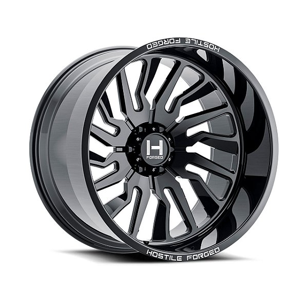 Jogo de Rodas Hostile Defiant HF20 26x12 8x165 ET -44 Preta
