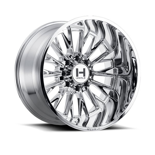 Jogo de Rodas Hostile Fury H114 20x9 8x165.1 0mm Cromado