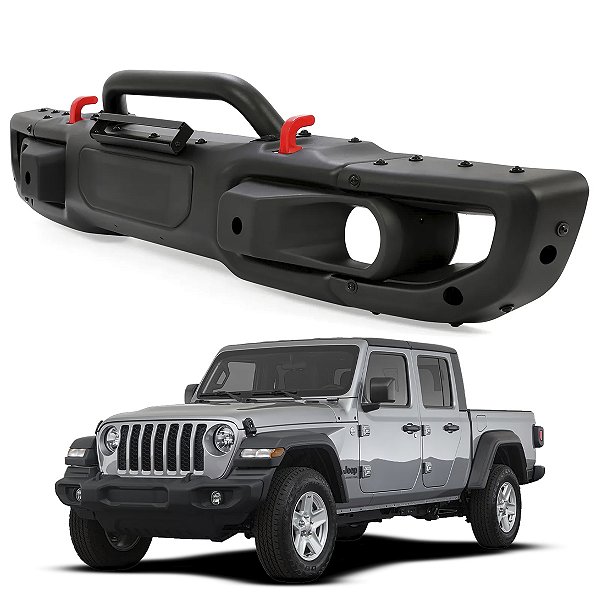 Para-choque dianteiro para Jeep Gladiator 2020+ com furo para sensor