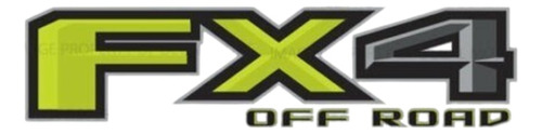 ADESIVO - FX 4 - OFF ROAD - 2015/2018 - VERDE CLARO - FGRN