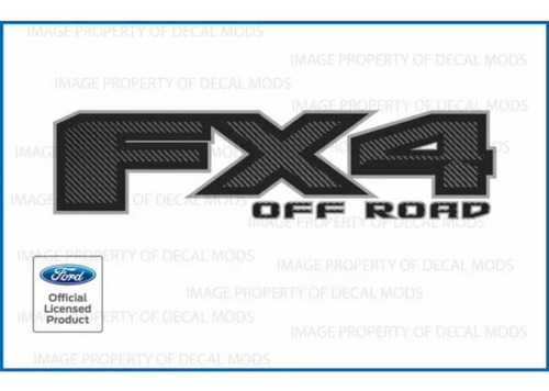 ADESIVO - FX 4 - OFF ROAD - 2015/2020 - PRETO/CINZA