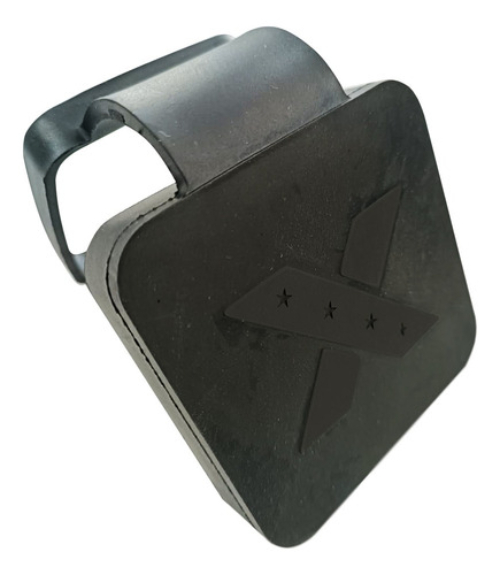 TAMPA ENGATE UNIVERSAL BORRACHA - LOGO X