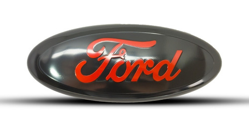 EMBLEMA - FORD - 23.9CM - PRETO/VERMELHO