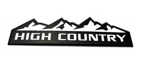 EMBLEMA - HIGH COUNTRY - PRETO/BRANCO