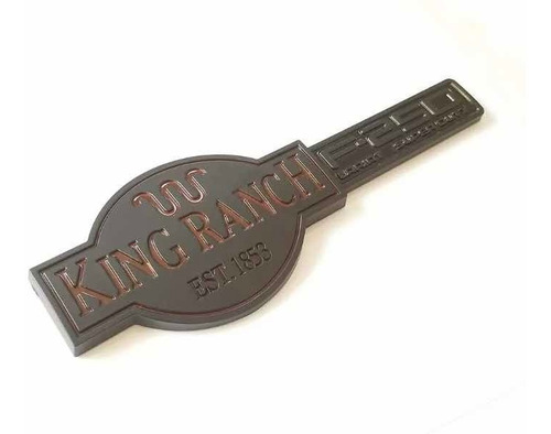 EMBLEMA - KING RANCH - F-250 - LARIAT - SUPER DUTY - PRETO