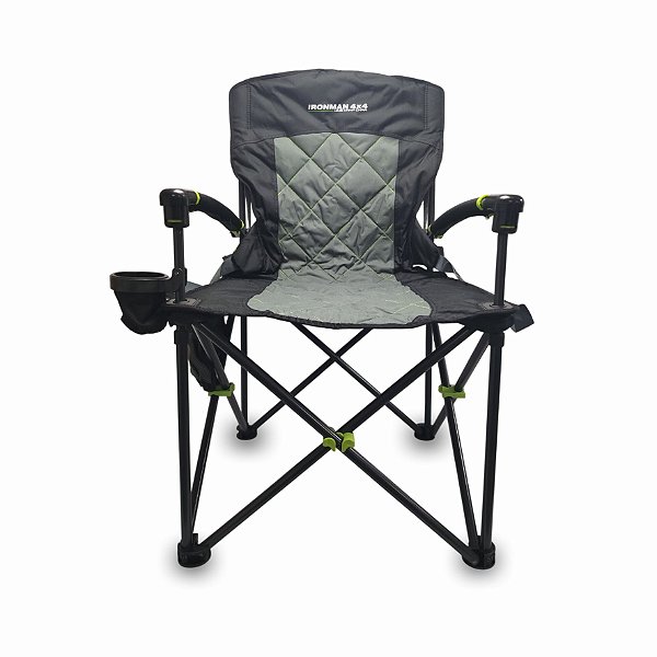 Cadeira King Hard Arm Ironman para Camping