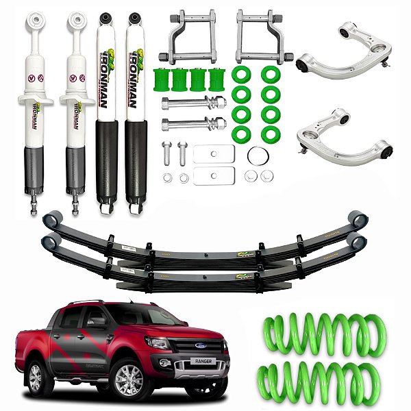 Kit Suspensão IronMan NitroGás Full Ranger 2013 a 2019 Full