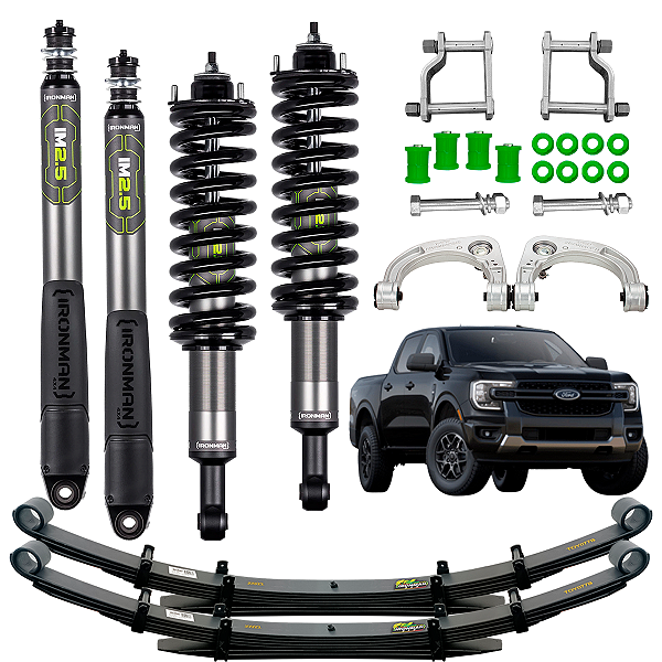 Kit Suspensão IronMan IM2.5 full Ranger 2024 com Bandeja