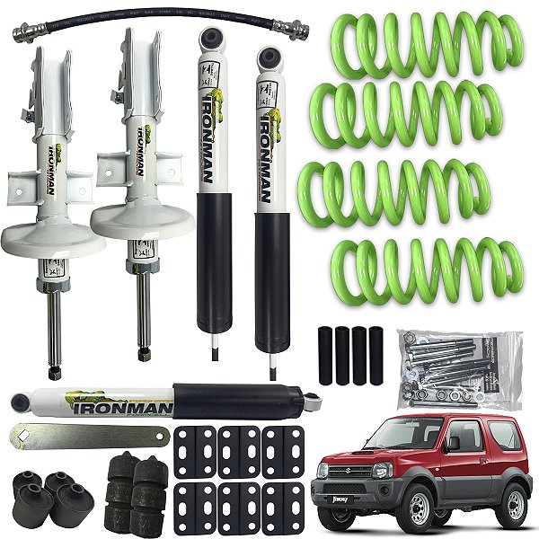 Kit Suspensão IronMan Nitrogas Suzuki Jimny 18+