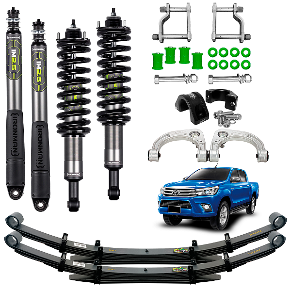 Kit Suspensão Ironman Hilux 16+ IM2.5 full com bandeja