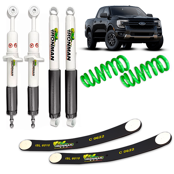 Kit Suspensão Ironman Nitrogas Para Ranger 2024