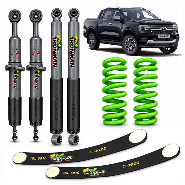 Kit Suspensão Ironman Nitrogas Para Ranger 2024