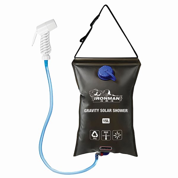 CHUVEIRO SOLAR DE GRAVIDADE 15L IRONMAN