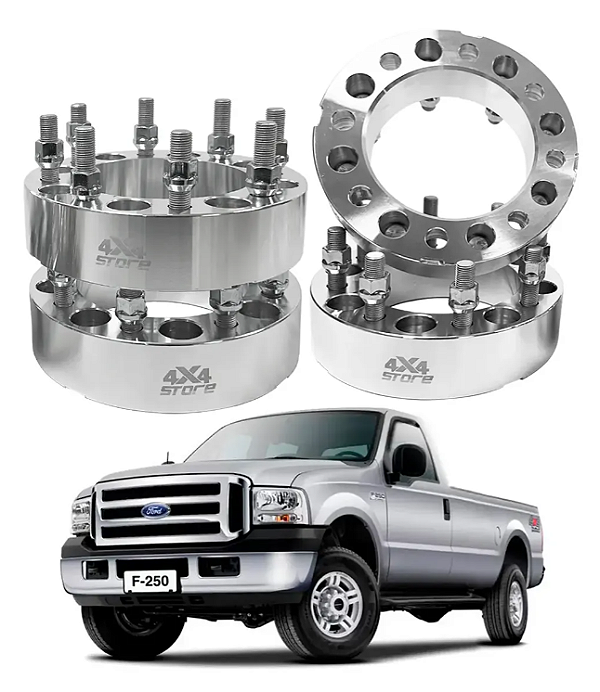 Espaçador de Rodas 4x4 Store F-250/F-350 – M14 2.0 - 99/03 Kit com 4 Unidades