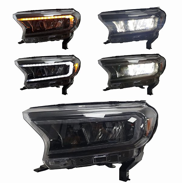 FAROL DIANTEIRO RANGER QUADRUPLO OPTICO LASER