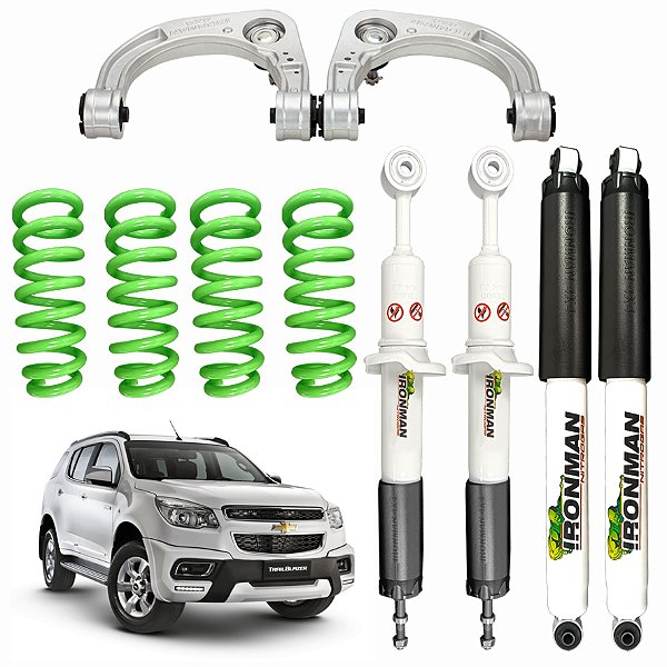 Kit Suspensão IronMan NitroGás Trailblazer 2013 a 2024 +Pro Forge