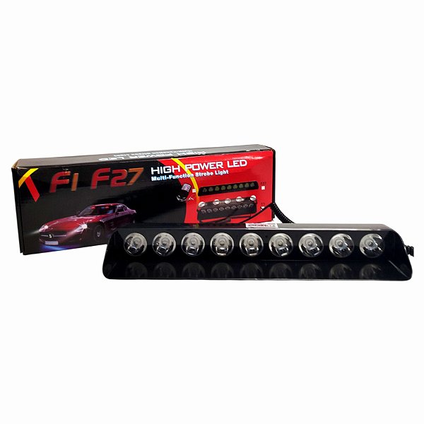 LED POLICIA VIDRO 39X12X6CM
