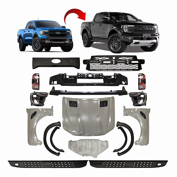 KIT TRANSFORMAÇÃO RANGER 2024 PARA RAPTOR 24 COMPLETO
