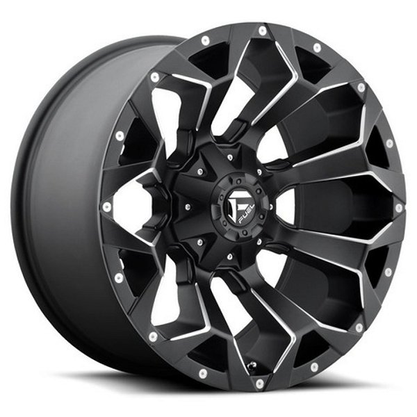 Roda Fuel Assault  D546  20x10  6x135/6x139.7  -22mm Preto Fosco Fresado
