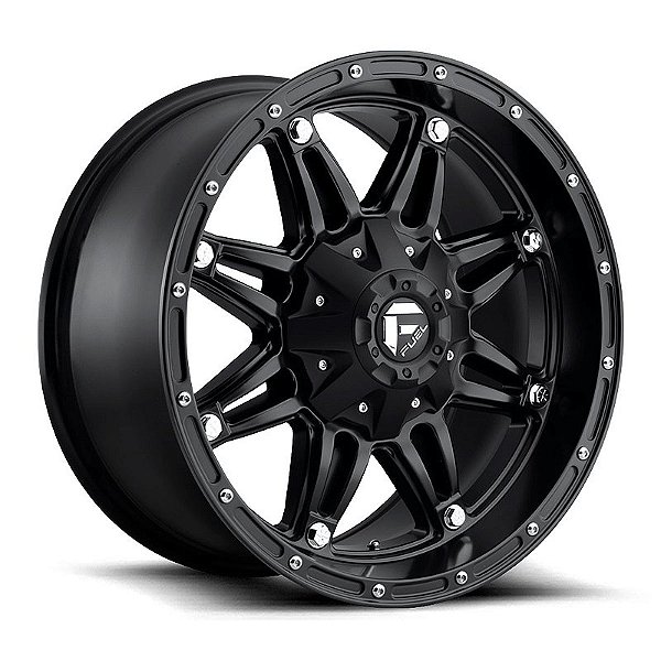 Roda Fuel Hostage D531 17x9 8x165.1 -12mm Preto Fosco