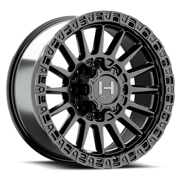 Roda Hostile Battle H137 17x9  8x170  0mm  Preto Fosco