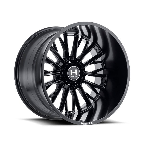 Roda Hostile Fury H114 20x9 6x139.7  0mm Preto Fosco