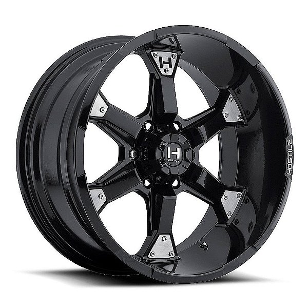 Roda Hostile Knuckles H101 20x9 8x165.1  +10mm Preto