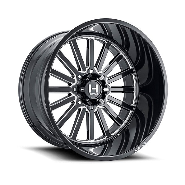 Roda Hostile Titan H127  20x9  6x139.7  0mm  Preto Fresado