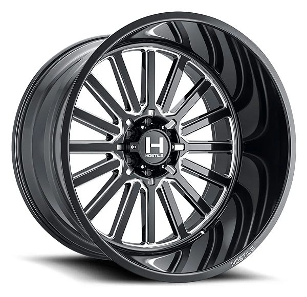 Roda Hostile Titan H127  20x9  6x139.7  0mm  Preto Fresado