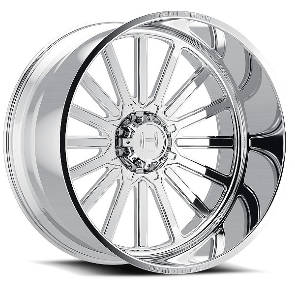 Roda Hostile Titan H127 22x12 8x165.1 -44mm Cromada