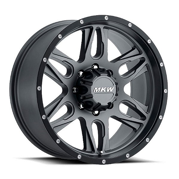 Roda MKW  M201  20x9  8x165.1  +10mm  Grafite Fosco
