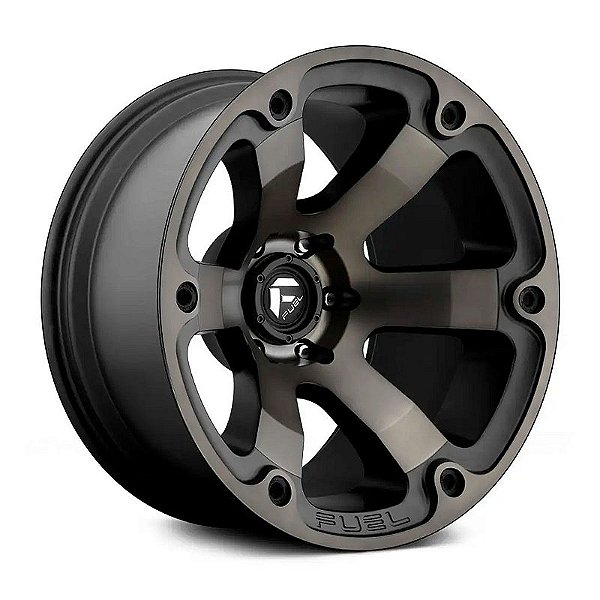 Roda Fuel Beast D564  20x09  8x165.1  +1mm  Preto Fosco Fresado