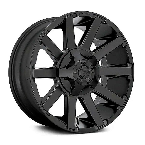 Roda Fuel Contra D437  20x9  6x135/6x139.7  +19mm Preto Fosco