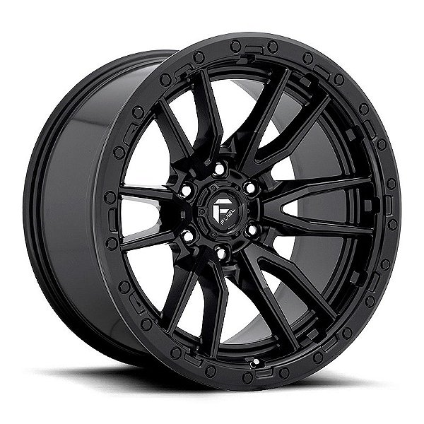 Roda Fuel Rebel  D679 17x9 6x139.7 -12mm Preto Fosco